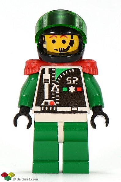 LEGO Minifigure-Space Police 2 Chief-Space / Space Police II-SP038-Creative Brick Builders